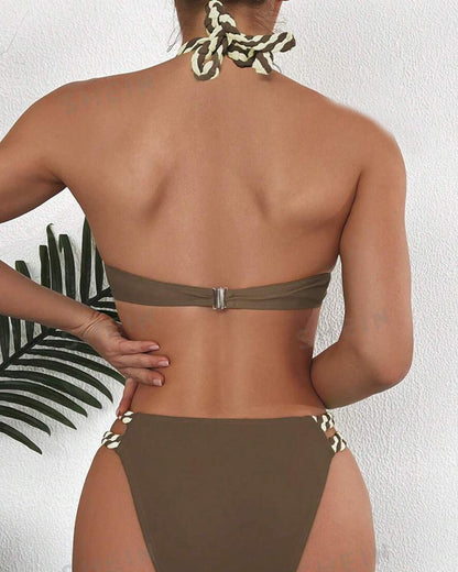 Ella® | Trendy & stijlvolle 2-kleurige bikini