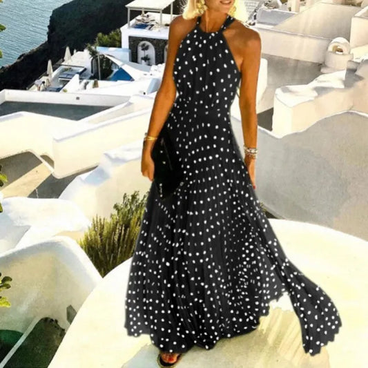 Corinne| Vrouwen Mode Gedrukte Vakantie Jurk
