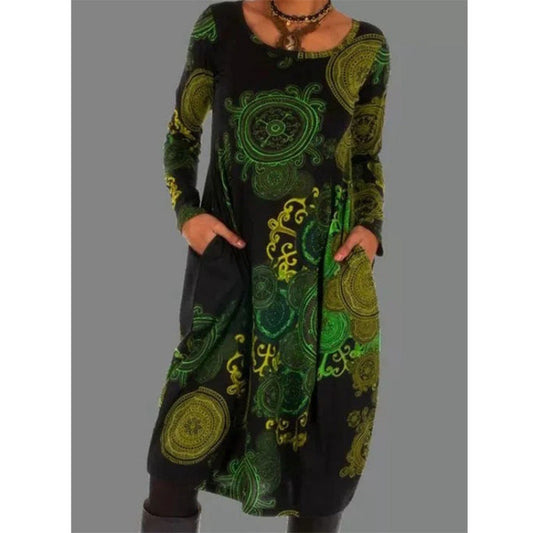 Felicitas® | Elegante jurk met etnisch patroon
